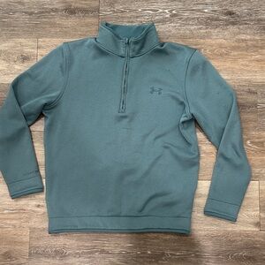 Under Armour Men's Zip-Up Sweater in Teal